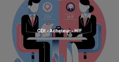 CDI - Acheteur - H/F
