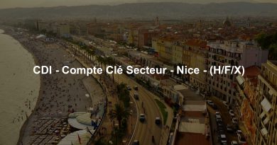 CDI - Compte Clé Secteur - Nice - (H/F/X)