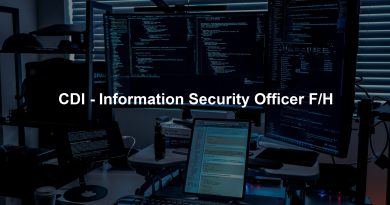 CDI - Information Security Officer F/H