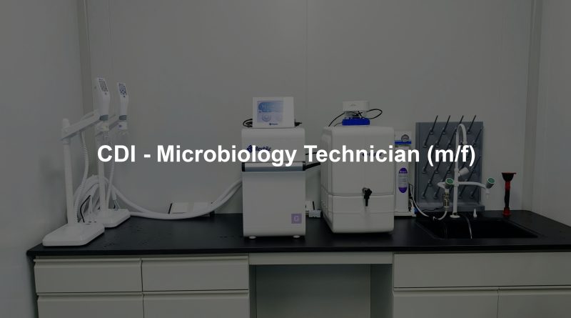 CDI - Microbiology Technician (m/f)
