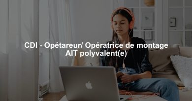 CDI - Opétareur/ Opératrice de montage AIT polyvalent(e)
