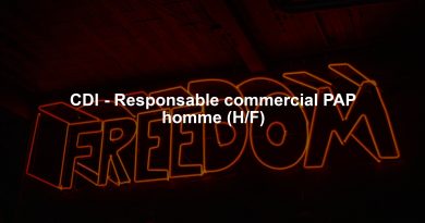 CDI – Responsable commercial PAP homme (H/F) CDI - Responsable commercial PAP homme (H/F)