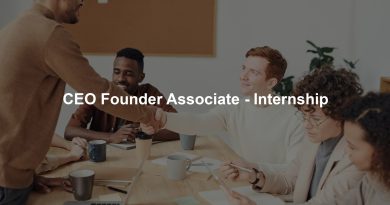 CEO Founder Associate - Internship