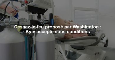 Cessez-le-feu proposé par Washington : Kyiv accepte sous conditions