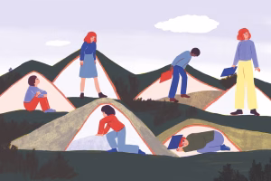 Au pied des montagnes : une fable poétique et rebelle pour enfants