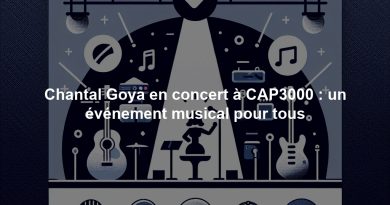 Chantal Goya en concert à CAP3000 : un événement musical pour tous