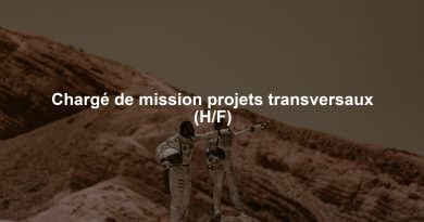 Chargé de mission projets transversaux (H/F)