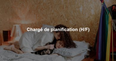 Chargé de planification (H/F)