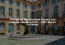 Chargé de Recrutement (ouvert aux juniors) - Staffing (H/F) - CDI - Aix en Provence