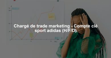 Chargé de trade marketing - Compte clé sport adidas (H/F/D)