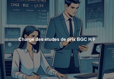 Chargé des études de prix BGC H/F