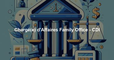 Chargé(e) d'Affaires Family Office - CDI