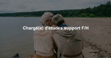 Chargé(e) d'études support F/H