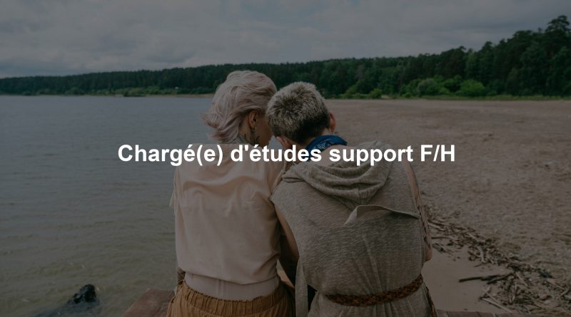 Chargé(e) d'études support F/H