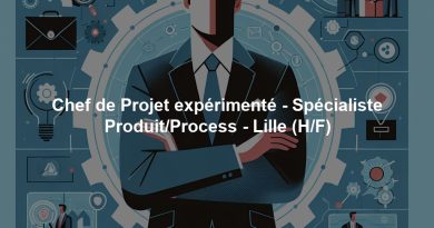 Chef de Projet expérimenté - Spécialiste Produit/Process - Lille (H/F)