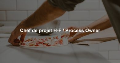 Chef de projet H-F / Process Owner