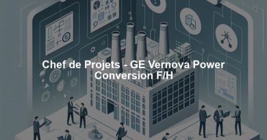 Chef de Projets - GE Vernova Power Conversion F/H