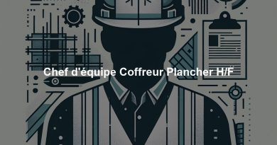 Chef d'équipe Coffreur Plancher H/F