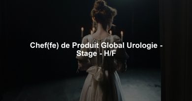 Chef(fe) de Produit Global Urologie - Stage - H/F