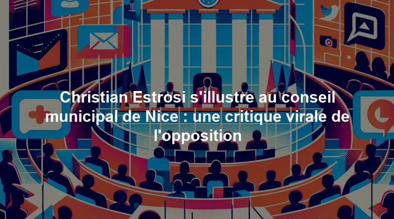 Christian Estrosi s'illustre au conseil municipal de Nice : une critique virale de l'opposition
