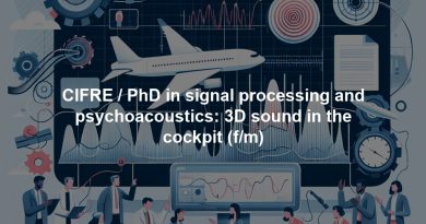 CIFRE / PhD in signal processing and psychoacoustics: 3D sound in the cockpit (f/m)