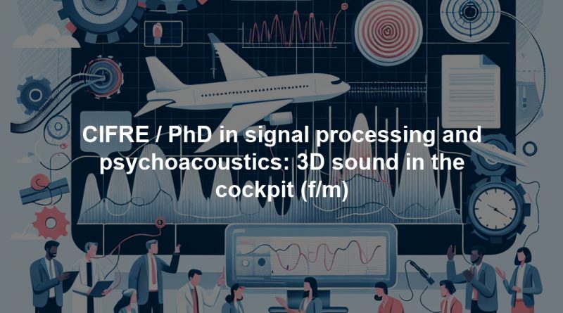 CIFRE / PhD in signal processing and psychoacoustics: 3D sound in the cockpit (f/m)