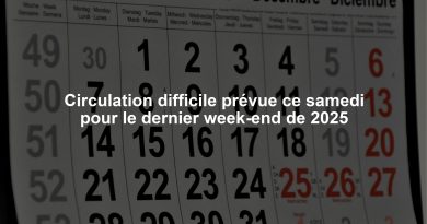 Circulation difficile prévue ce samedi pour le dernier week-end de 2025