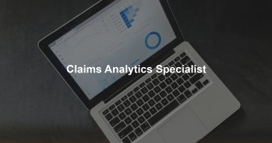 Claims Analytics Specialist