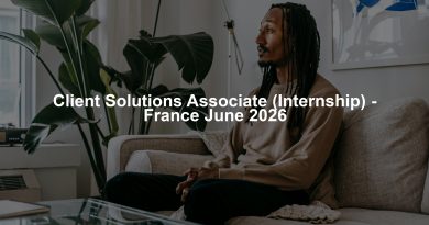 Client Solutions Associate (Internship) - France June 2026