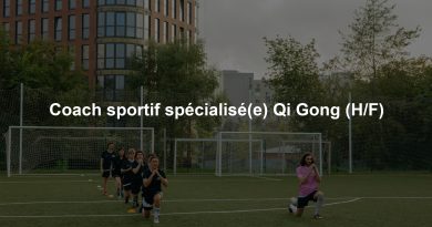 Coach sportif spécialisé(e) Qi Gong (H/F)