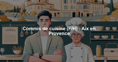 Commis de cuisine (F/H) - Aix en Provence