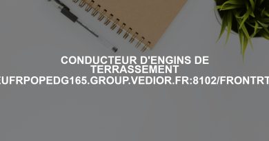 CONDUCTEUR D'ENGINS DE TERRASSEMENT (F/H)HTTP://EUFRPOPEDG165.GROUP.VEDIOR.FR:8102/FRONTRT.ASPX?PAGE