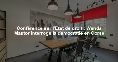 Conférence sur l'Etat de droit : Wanda Mastor interroge la démocratie en Corse