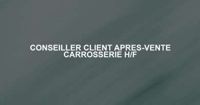 CONSEILLER CLIENT APRES-VENTE CARROSSERIE H/F