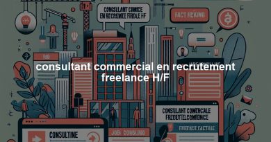 consultant commercial en recrutement freelance H/F