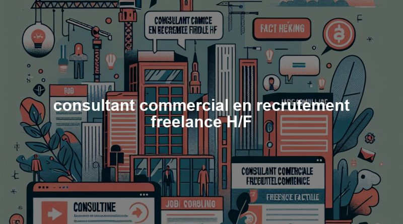 consultant commercial en recrutement freelance H/F