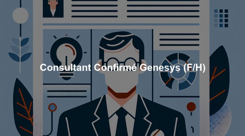 Consultant Confirmé Genesys (F/H)