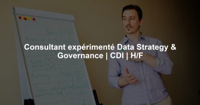 Consultant expérimenté Data Strategy & Governance | CDI | H/F Consultant expérimenté Data Strategy & Governance | CDI | H/F