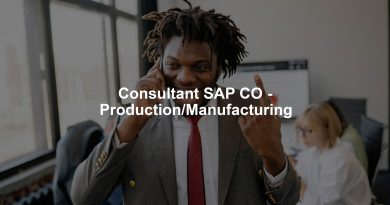 Consultant SAP CO - Production/Manufacturing