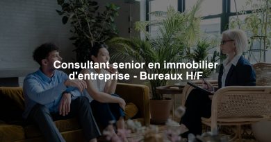 Consultant senior en immobilier d'entreprise - Bureaux H/F