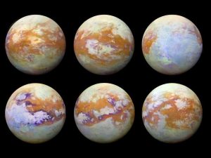 Ces six images infrarouges de Titan