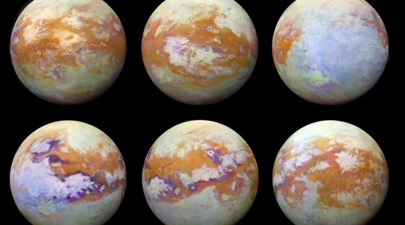 Ces six images infrarouges de Titan