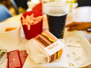 Un plateau repas chez McDonald