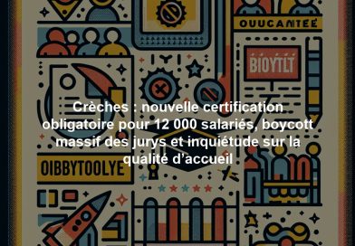 Crèches : nouvelle certification obligatoire pour 12 000 salariés, boycott massif des jurys et inquiétude sur la qualité d’accueil