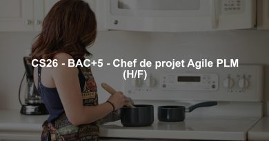 CS26 - BAC+5 - Chef de projet Agile PLM (H/F)