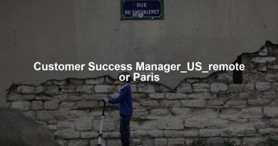 Customer Success Manager_US_remote or Paris