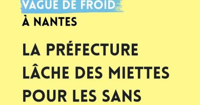 Vague de froid à Nantes aux moments des fêtes: la Préfecture lâche des miettes pour les sans logis !