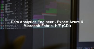 Data Analytics Engineer - Expert Azure & Microsoft Fabric- H/F (CDI)