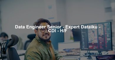 Data Engineer Senior - Expert Dataiku - CDI - H/F