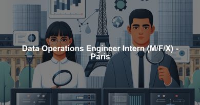 Data Operations Engineer Intern (M/F/X) - Paris